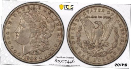 【極美品/品質保証書付】 アンティークコイン コイン 金貨 銀貨 送料無料 1900-O/CC Vam-7 PCGS XF40 Morgan Dollar Top 100 Rare GOLD SHIELD