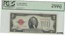 【極美品/品質保証書付】 アンティークコイン コイン 金貨 銀貨 [送料無料] 1928E $2 Legal Tender note PCGS 67 Superb Gem New PPQ