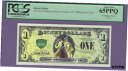 【極美品/品質保証書付】 アンティークコイン コイン 金貨 銀貨 [送料無料] 2013 D $1 CRUELLA PROOF Disney Dollar PCGS 65PPQ GEM ERROR NOTE Rare Graded Note