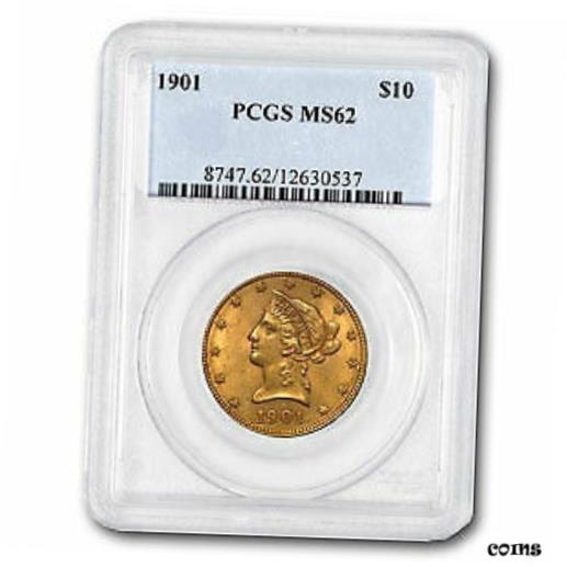 ڶ/ʼݾڽա ƥ    [̵] 1901 $10 Liberty Gold Eagle MS-62 PCGS - SKU#22350