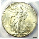 1946-D ウォーキング リバティ ハーフダラー 50C コイン - PCGS MS67 認定 - 3000 ドル相当!1946-D Walking Libe...