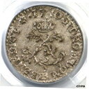  アンティークコイン コイン 金貨 銀貨  1740-BB PCGS MS 62 French Colonies Sou Marque 1/2 SM