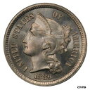 1886 3CN スリー セント ニッケル PCGS PR67+ CAC1886 3CN Three Cent Nickel PCGS PR67+ CAC