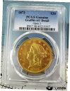 1873 $20 ダブルイーグル PCGS Ebay の最低価格プルーフのような1873 $20 Double Eagle PCGS Lowest Price On Ebay Proof Like