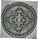 【極美品/品質保証書付】 アンティークコイン 銀貨 2019 Mongolia 2000 Tog Kalachakra Mandala 3 oz Antique Silver Coin PCGS MS70 FD [送料無料] #sct-wr-8392-657