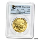 【極美品/品質保証書付】 アンティークコイン 金貨 2021 1 oz Gold Buffalo MS-70 PCGS (FS, Black Diamond) - SKU#225365 [送料無料] #got-wr-8392-857