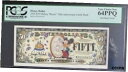 【極美品/品質保証書付】 アンティークコイン 硬貨 2005 Boyer Disney 50th Anniversary series PCGS 64PPQ $50 Mickey Mouse Note [送料無料] #oot-wr-8430-221