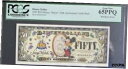 【極美品/品質保証書付】 アンティークコイン 硬貨 2005 Boyer Disney 50th Anniversary series PCGS 65PPQ $50 Mickey Mouse Note [送料無料] #oot-wr-8430-222