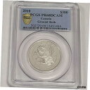 レア 2010 $300 PCGS PR68DCAM カナダ 「Ground Sloth」 わずか 200 個鋳造されました。 GS484RARE 2010 $...