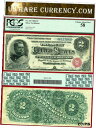 1886年 $2 シルバー証明書 ハンコックノート FR-241 小さなシール PCGS AU581886 $2 Silver Certificate The Hancock Note FR-241 Small Seal PCGS AU58