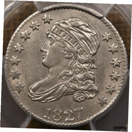 ڶ/ʼݾڽա ƥ Ų 1827/7 JR-1 Capped Bust dime, PCGS MS62, ful...