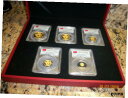 yɔi/iۏ؏tz AeB[NRC  2018 CHINA GOLD PANDA 5 COINS complete SET PCGS MS 70 FIRST STRIKE prestige box [] #gct-wr-8432-791