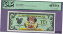 【極美品/品質保証書付】 アンティークコイン 硬貨 1998 D $10 Minnie DISNEY DOLLAR * D00025105A * Graded PCGS 65PPQ GEM Sheet 0005D [送料無料] #oot-wr-8433-1147