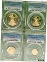 【極美品/品質保証書付】 アンティークコイン 金貨 Set of 4 2011-W American Gold Eagles PCGS PR70DCAM Deep Cameo Eagle Proofs [送料無料] #got-wr-8433-1415