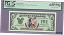 【極美品/品質保証書付】 アンティークコイン 硬貨 Disney Dollar 1998 $5 D PCGS PPQ GEM [送料無料] #oot-wr-8433-695