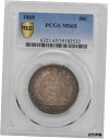 1868 リバティ シーテッド 50C PCGS MS 651868 LIBERTY SEATED 50C PCGS MS 65