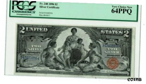 ڶ/ʼݾڽա ƥ  $2 1896 Silver Certificate Fr. 248 PCGS Currency 64PPQ [̵] #sot-wr-8434-432