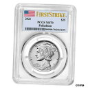プレセール - 2021 $25 アメリカン パラジウム イーグル PCGS MS70 FS フラグ ラベルPresale - 2021 $25 America...