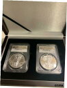 【極美品/品質保証書付】 アンティークコイン コイン 金貨 銀貨 [送料無料] Tom Glavine 2020 Silver Eagle Set- 1 MS 70 ＆ 1 PR70DCAM- Rare Beautiful Coins