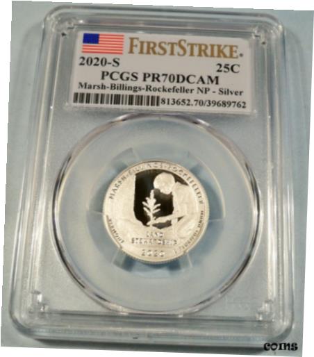  アンティークコイン コイン 金貨 銀貨  2020-S 25c SILVER PCGS PR70DCAM MARSH BILLING ROCKEFELLER QUARTER PROOF DEEP CAM