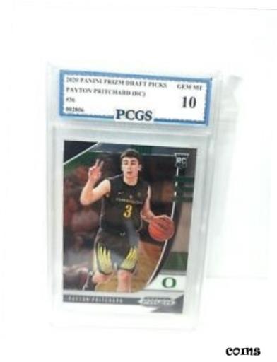 ڶ/ʼݾڽա ƥ    [̵] PEYTON PRITCHARD PRIZM 2020 #36 DRAFT PICK ROOKIE GRADED CARD PCGS-10 GEM MINT