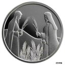 イスラエルのコインとメダル 2020 聖書物語 ボアズのルースは銀のようなフィールドプルーフIsrael Coins and Medals 2020 Bible Story Ruth of Boaz Field Proof Like Silver(3)