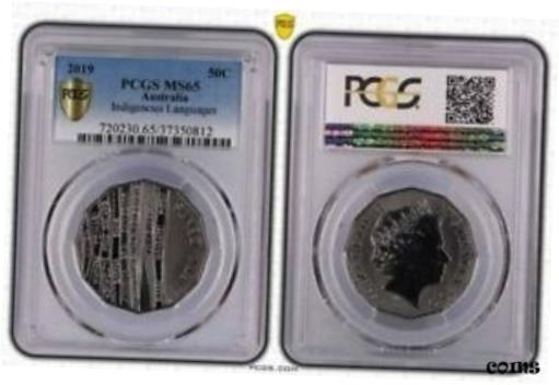 yɔi/iۏ؏tz AeB[NRC RC   [] 2019 Australia 50c Indigenous Languages PCGS MS65