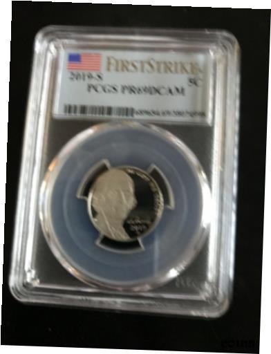 yɔi/iۏ؏tz AeB[NRC RC   [] 2019 S 5C Jefferson Nickel PCGS PR69DCAM First Strike