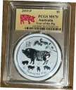 yɔi/iۏ؏tz AeB[NRC RC   [] 2019-P $1 Australia Year of the Pig 1oz Silver Coin PCGS MS70 OBO