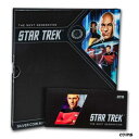  アンティークコイン コイン 金貨 銀貨  2019 Niue 5 gram Silver $1 Note Star Trek Captain Picard w/Album - SKU#200143