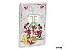 【極美品/品質保証書付】 アンティークコイン コイン 金貨 銀貨 送料無料 2 Dollar Disney Christmas Season 039 s Greetings Niue Island 1 OZ Silver 2019- show original title