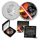 2018 ニウエ 1 オンス ピュア シルバー BU スター ウォーズ ダース ベイダー コイン MUSTAFAR 背景付き2018 Niue 1 oz Pure Silver BU Star Wars DARTH VADER Coin with MUSTAFAR Backdrop