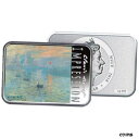 【極美品/品質保証書付】 アンティークコイン コイン 金貨 銀貨 送料無料 Impression Impressionism - Evanescent Image and Sounds Silver Coin Niue 2018