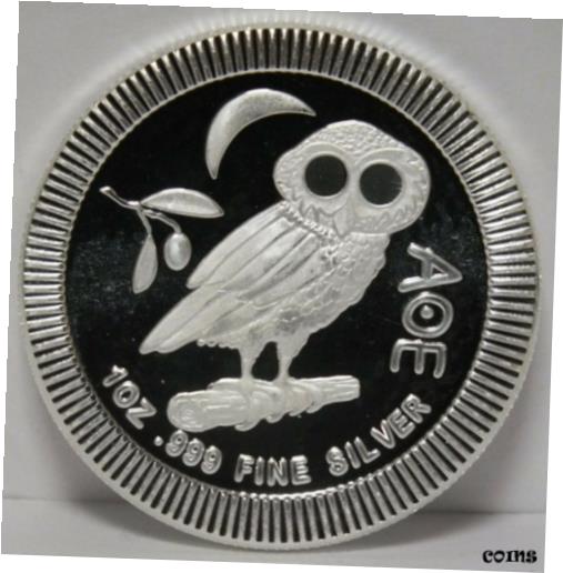  アンティークコイン コイン 金貨 銀貨  Niue 2017 Owl 999 Silver 1 oz Coin $2 Athena Athenian Stackable Bird ounce JX215