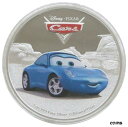 【極美品/品質保証書付】 アンティークコイン コイン 金貨 銀貨 [送料無料] 2017 Niue Disney Pixar Cars Sally $2 Silver Proof 1oz Coin Box Coa