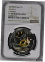  アンティークコイン コイン 金貨 銀貨  NGC PF70 Niue 2017 Fascinating World of Birds Goldfinch Silver Coin 17.5g COA