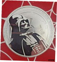 【極美品/品質保証書付】 アンティークコイン コイン 金貨 銀貨 [送料無料] 2017 Niue Darth Vader .999 Fine Silver 1 oz. Coin in capsule BU