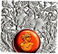 ڶ/ʼݾڽա ƥ    [̵] 2016 Maiden on Bull Amber Road Europe Proof .999 Silver Proof 1$ Niue 2016 COA