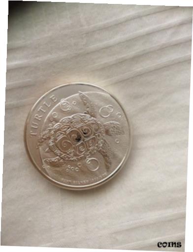  アンティークコイン コイン 金貨 銀貨  2015 Niue Hawksbill Turtle Silver Coin (2 Ounces) !!!!!