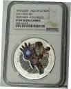 NGC PF69 UC アイアンマン マーベル アベンジャーズ エイジ オブ ウルトロン 2015 ニウエ 1 オンス 0.999 シルバーNGC PF69 UC Iron Man Marvel Avengers Age of Ultron 2015 Niue 1 oz .999 Silver
