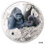 ڶ/ʼݾڽա ƥ    [̵] Niue 2014 1$ MOUNTAIN GORILLA Endangered Species Proof .999 Silver OGP