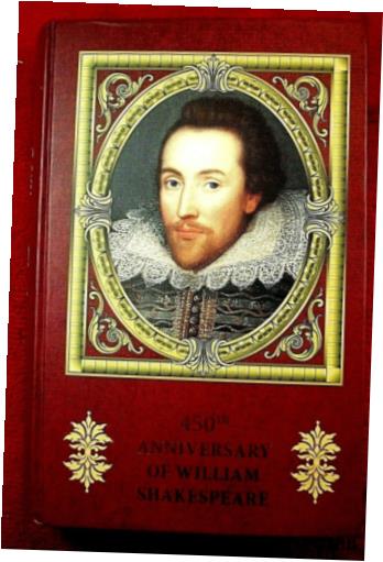 ڶ/ʼݾڽա ƥ    [̵] Niue 2 dollar 2014 Poet Shakespeare 450 years 999 SOLID Silver 1 oz booklet