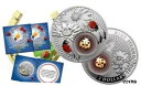 2012 ニウエ ラージ プルーフ カラー シルバー $2 幸運のお守り テントウムシ バグ-ナイス フォルダー2012 Niue Large Proof Color Silver $2 Good Luck Charm Ladybird Bug-Nice Folder