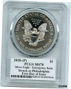 2020 (P) $1 Silver Eagle Emergency Issue PCGS MS70 FDOI Leonard Buckley※関税は当ショップ負担（お客様負担無し）※全国送料無料・海外輸送無料※商品の状態は画像をご確認下さい（極美品・目立った汚れ無し）※輸入品の為英語表記となります※その他ご不明点はお気軽にお問合せ下さい！Composition: SilverYear: 2020Grade: MS 70Certification: PCGSBrand/Mint: U.S. MintPrecious Metal Content per Unit: 1 ozCirculated/Uncirculated: UncirculatedStrike Type: ProofCoin: American Eagle[ご購入前に必ずお読み下さい]親切丁寧に、商品到着までサポート対応させていただきます。■パソコンの画像・画質により色や素材感が、実際の商品と多少異なる場合がございますので予めご了承くださいませ。■お客様のご都合（程度の解釈相違を含む）による商品のご購入後のキャンセル返品は、原則としてお受け致しておりません。未払いのまま2日以上連絡が取れない場合はキャンセルさせて頂きます。その場合、事務局側が自動的に「非常に悪い」の評価を付けてしまいますのでご注意ください。※お支払い頂いた場合は連絡は不要です。※他ショップでも販売しておりますので、稀に在庫がない場合がございます。■不具合での返品は箱などすべてが到着時の状態になるものに限らせていただきます。※当店では不良品はすべて現物確認と不具合の確認を行い対応をさせて頂いております。■お客様のご都合によるご注文確定後の商品のキャンセルにつきましては承っておりません。また、ご入金確認後、またはご決済完了確認後のキャンセルにつきましては、ご注文総額の30％のキャンセル料をご請求させていただきます。■領収書二重発行やトラブル防止のため、領収書発行は行っておりません。事務局側が発行している「支払い明細」が正式な支払い証明となります。支払い明細画面を印刷したものが領収書の代わりになることを各税務署に確認済みです。■年末年始・連休の発送は、業者も休みになる関係でいつもより遅れます。■輸送時の破損の場合は配送業者への報告を行って下さい。報告なしでの対応はできません。■日祝日は定休日とさせていただいております。連絡・発送が出来ませんのであらかじめご了承お願いいたします。■内容は必ずお読みになってからお買い求め下さいますようお願い致します。※在庫状況は常に更新をしておりますが、当社は複数店舗で在庫を共有しているため、ご注文を頂きましても稀に欠品している場合がございます。その際は誠に申し訳ございませんが、その旨をメールまたはお電話にてご連絡させていただきます。ご理解いただけますようお願い申し上げます。親切・丁寧にお取引させていただきますのでよろしくお願いします。 品質保証について 当店の商品の、品質保証についてご紹介いたします。 ▽品質保証書 お買い上げいただく全ての商品に「WORLD RESOURCE品質保証書」をおつけいたします。 これは、WORLD RESOURCEが販売した商品であることを保証するものです。大切に保管してください。 ▽標準保証に関して 当店でご購入頂きました商品は7日以内の標準保証サービスが付属致します。 ※ご購入日につきましては、製品の品質保証書に記載の日付にて確認させていただきます。 ※保証は通常利用時のみの対応となります。 ※ご購入日の確認を致しかねる場合は有償となります。品質保証書は大切に保管して下さい。POINT01　品揃え一番店を目指して 「期待に答えるお店づくりと、時代に合わせたサービスをご提供致します。」 POINT02　多種多様な商品レパートリー 「幅広く、世界の商品をご用意しております。」 POINT03　きっと見つかる！新しい発見 「テレビや雑誌で紹介されたアイテムもいちはやく。」 モットー：丁寧な接客対応 その道数十年のスタッフだからこそできる、“豊富な知識”に基づく商品のご提案。 お探しの商品はお気軽にスタッフにお尋ねください。 「以前は、商品ページあったけど、、、見つからない。」 「初めてアンティークコインの購入をしますが大丈夫ですか？」 「この年代の商品を探していますが、おすすめはありますか？」 「友人にアンティークコインを送りたいけど、おすすめありますか？」 等など、困ったときの質問にも、しっかり対応・お調べ致します。 取寄せ、取り置き等もできますので、商品一覧で見つからなかった商品でも、 スタッフまでお気軽にご相談下さい。 【お問い合わせはお気軽にどうぞ】 suport@world-resource.net