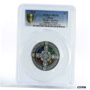 ニウエ 2 ドル スラブ カレンダー 日月要素神 MS70 PCGS 銀貨 2020Niue 2 Dollar Slavic Calendar Sun Moon Element God MS70 PCGS Silver Coin 2020