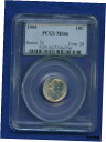 【極美品/品質保証書付】 アンティークコイン コイン 金貨 銀貨 [送料無料] 1955 P PCGS MS66 Roosevelt Dime 10c US Mint Silver 1955-P PCGS MS-66