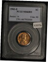 1941-S 1c リンカーン ウィート スモール セント - PCGS MS 66 RD - レッド - SKU-X25561941-S 1c Lincoln Wheat Small Cent - PCGS MS 66 RD - Red - SKU-X2556(3)
