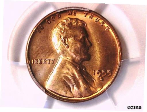 1955 S 󥫡   1C ڥˡ PCGS MS 66 RD 381871421955 S Lincoln Whea...