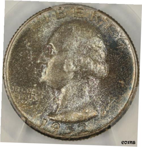 yɔi/iۏ؏tz AeB[NRC RC   [] 1952-P Washington Quarter. PCGS MS65. PQ Toned. ET2599/RN