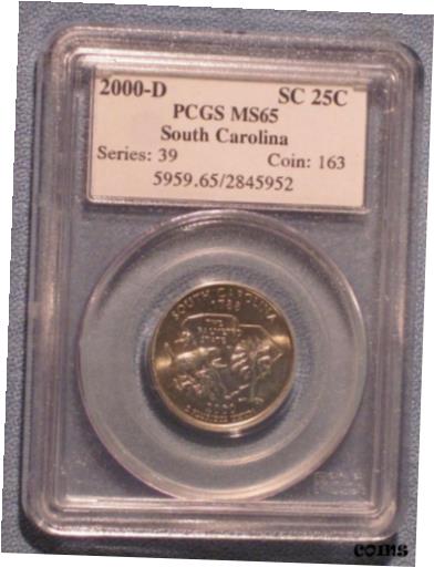 ڶ/ʼݾڽա ƥ    [̵] **** 2000-D South Carolina State Quarter - PCGS MS65 Very nice!